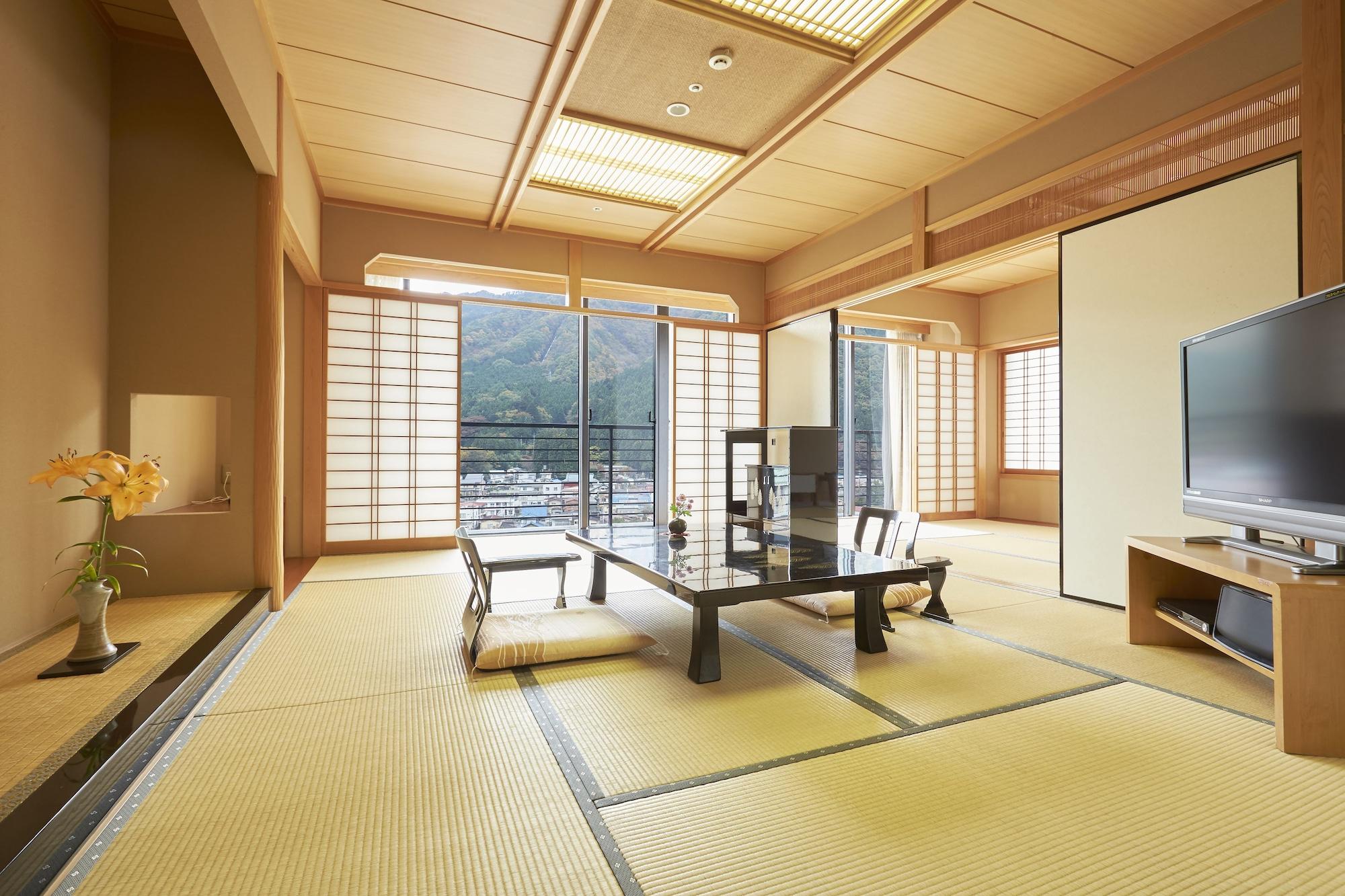 Hotel Kinugawa Onsen Sanraku à Nikkō Extérieur photo